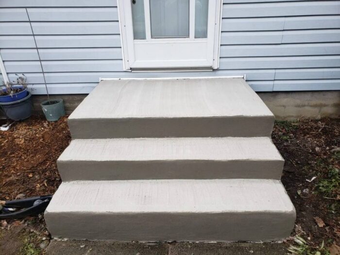 The same steps after resurfacing